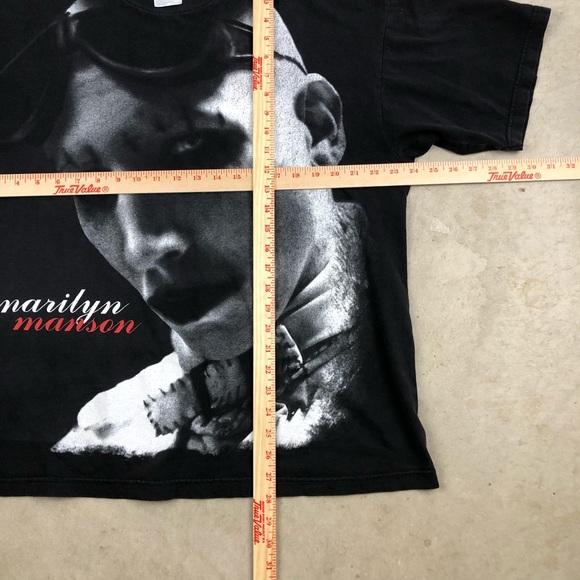 Vintage Marilyn Manson All Over Print Shirt - Picture 4 of 6